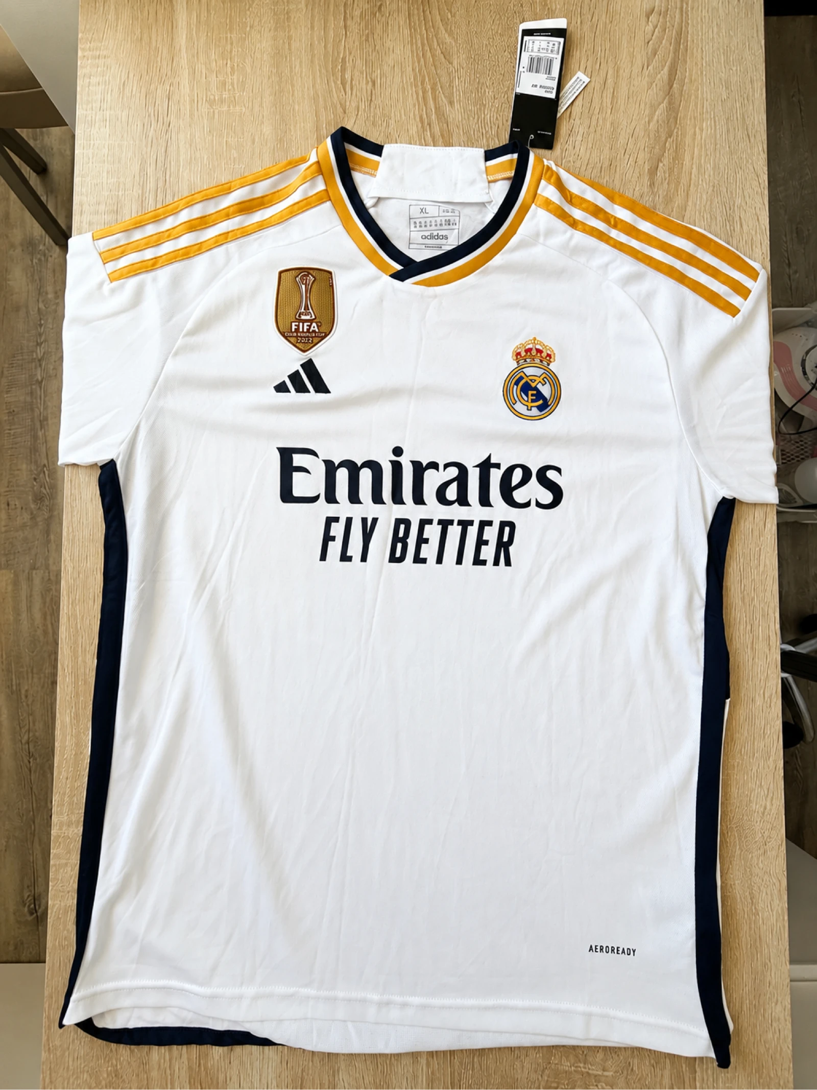 Camiseta Real Madrid Adidas 2023/24 blanca – Talla XL